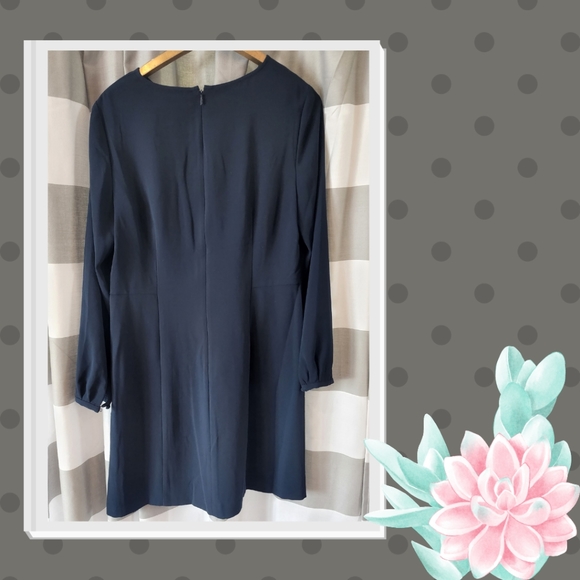 LOFT Royal Blue Shift Dress - Picture 2 of 4